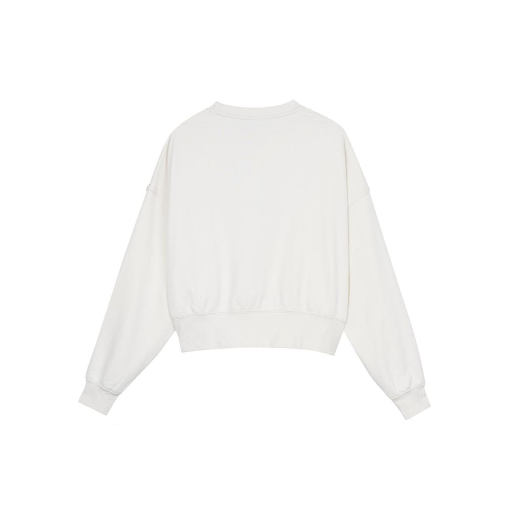 Nike Sportswear Swoosh Logo Embroidered Knit Pullover Hoodie White DO7212-030