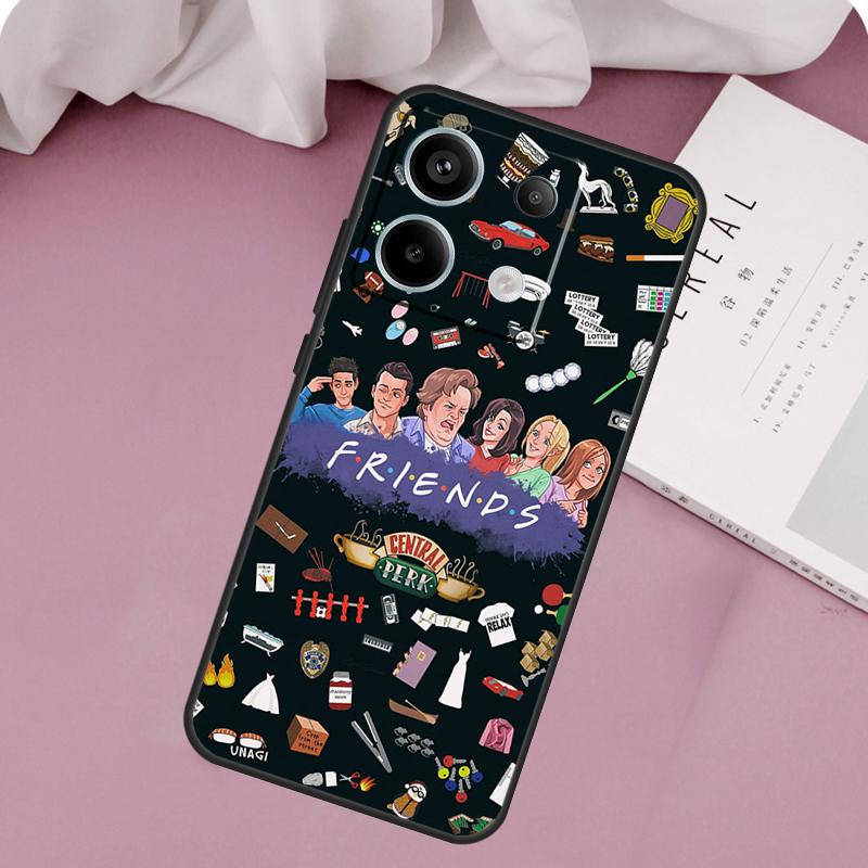 Friends TV Show Case For Xiaomi Redmi Note 14 13 12 11 10 9 15 Pro Plus Redmi 15 10C 12C 13C 15C 14C Cover