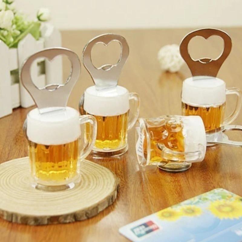 2PCS Men Beer Bottle Opener Magnetic Hanging Bottle Opener Fridge Magnets Funny Gift Home Decor