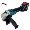 Cordless Angle Grinder Lithium Brushless Grinder Adjustable Speed High Torque Electric Tool 950W 8000RPM Steel Cutting Power Tool with Auxiliary