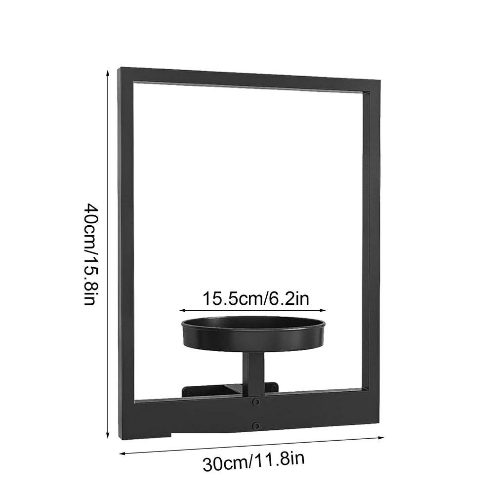 1pcs Picture Frame Wall Planter Holder Photo Frame Succulent Plants Metal Holder Heavy Duty Flower Pot Rack Garden Indoor Decoration
