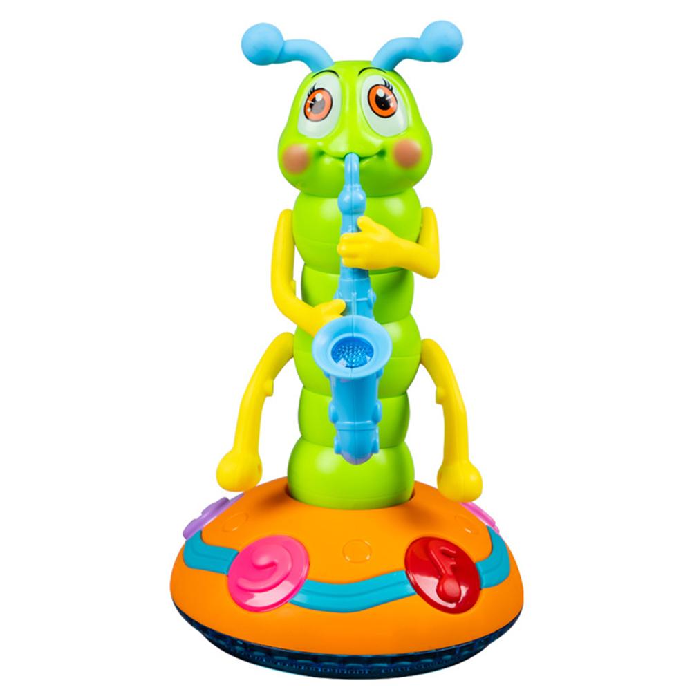 

Танцующий саксофон гусеница музыкальная подсветка автоматическое преодоление препятствий танцевальная игрушка обучающая игрушка подарки на день рождения для мальчиков и девочек