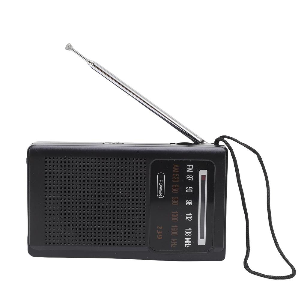 Portable AM FM Radio Clear Sound Quality Long Battery Life Pocket Radio for Travel Outdoor