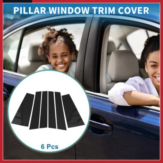 6Pcs Door Pillar Window Trim for Toyota Highlander 2015- New