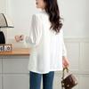 Plus Size Women's Spring/Summer Lightweight Blazer - Loose, Slimming, 3/4 Sleeve, Natural Shoulder.