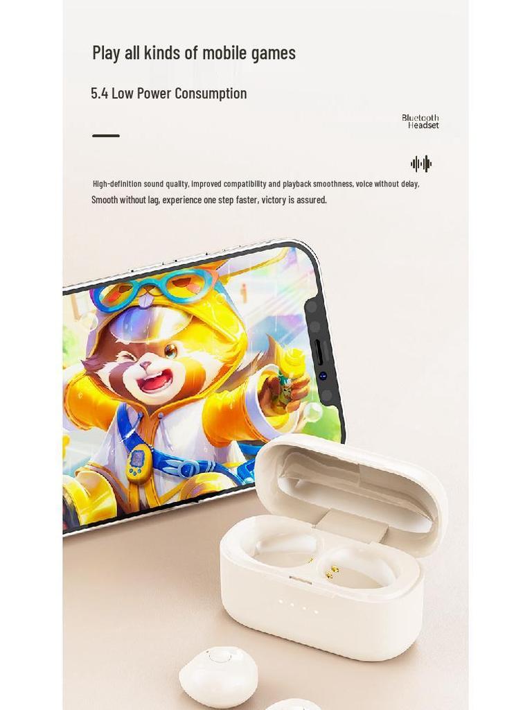Wireless TWS Bluetooth 5.4 Stereo Noise-Cancelling Sport Earbuds