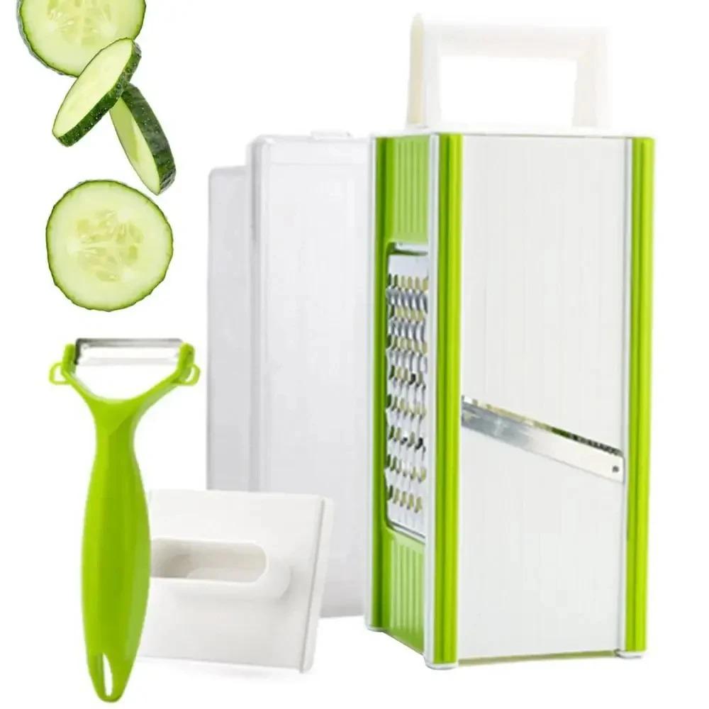 Vegetable Cutting Machine Multifunctional Grater Slicer Dicer Convenient Vegetable Essential Cutting Machine Kitchen Accessories