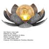 Solar Powered Lotus Light Automatic On/Off IP55 Waterproof Wireless Design Solar Garden Lamp Lawn Patio Outdoor Decoration