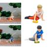 1:64 Boy with A Toy Car Tiny People Model Miniature Painted Figure Crafts for Scenery Landscape