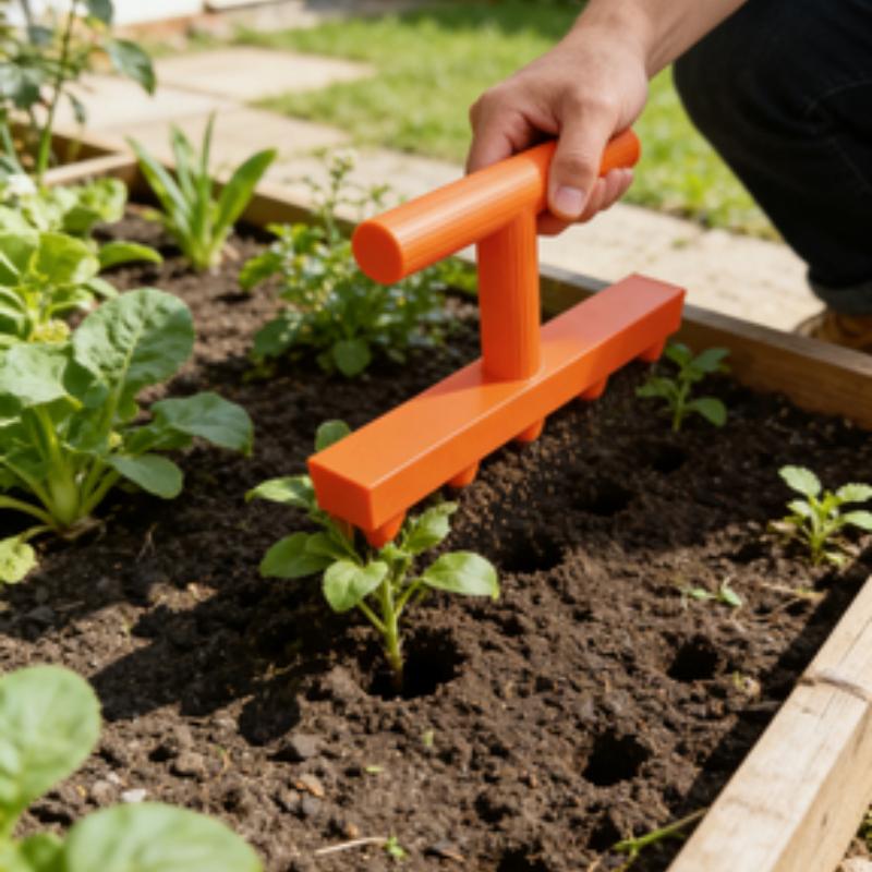Gartenlochstecher Säer für Heim-Gemüse- und Blumenkeimlinge, Ein Werkzeug für präzises Pflanzen in Balkongärten