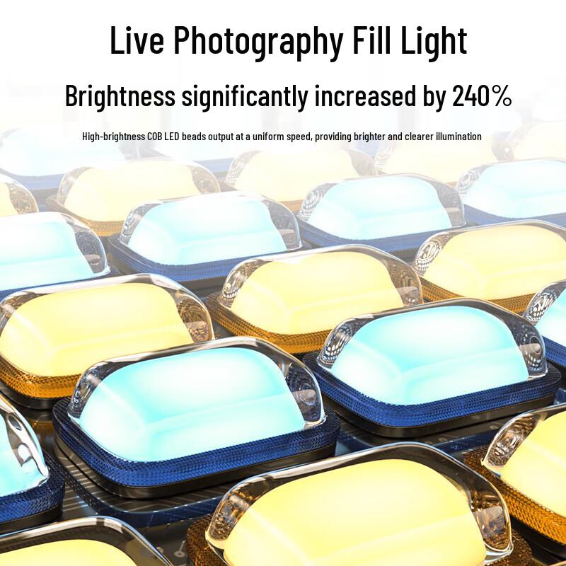 Professional COB LED Live Stream Fill Light Kit