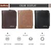 Purse Business Clutch Bag Zipper ID Card Holder Simple Men PU Wallet  Unisex