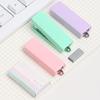 Portable Candy Color Mini Stapler Multifunction Metal Small Stapler Bookbinding Supplies Manual Binding Tool School Office