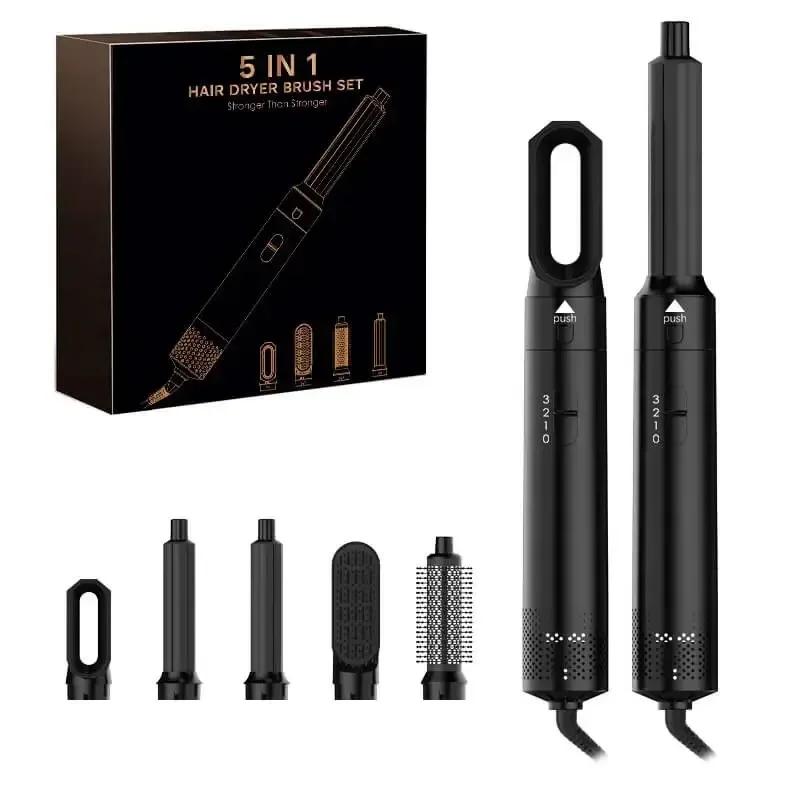 Professional Hair Dryer 5 in 1 Hair Styler Strong Wind Hot Air Brush Powerful Blow Dryer Multifunctional Constant Hair Care