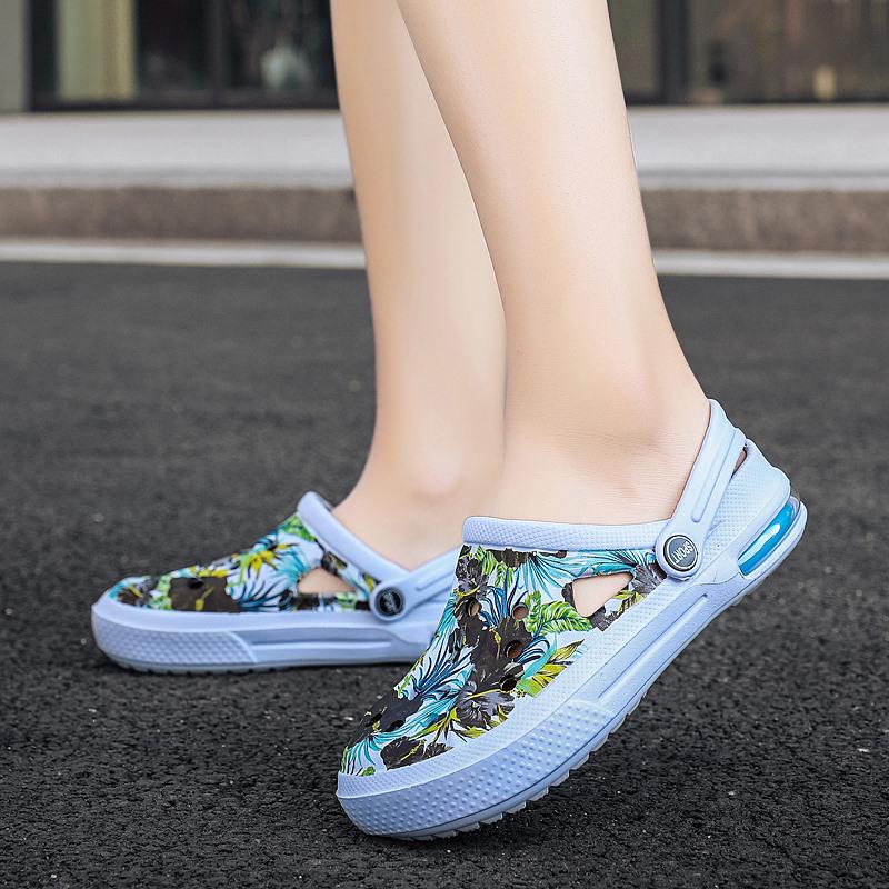 Muži Ženy Sandál Prodyšný vzduchový polštář Dřeváky Plážové žabky Boty Ploché pantofle