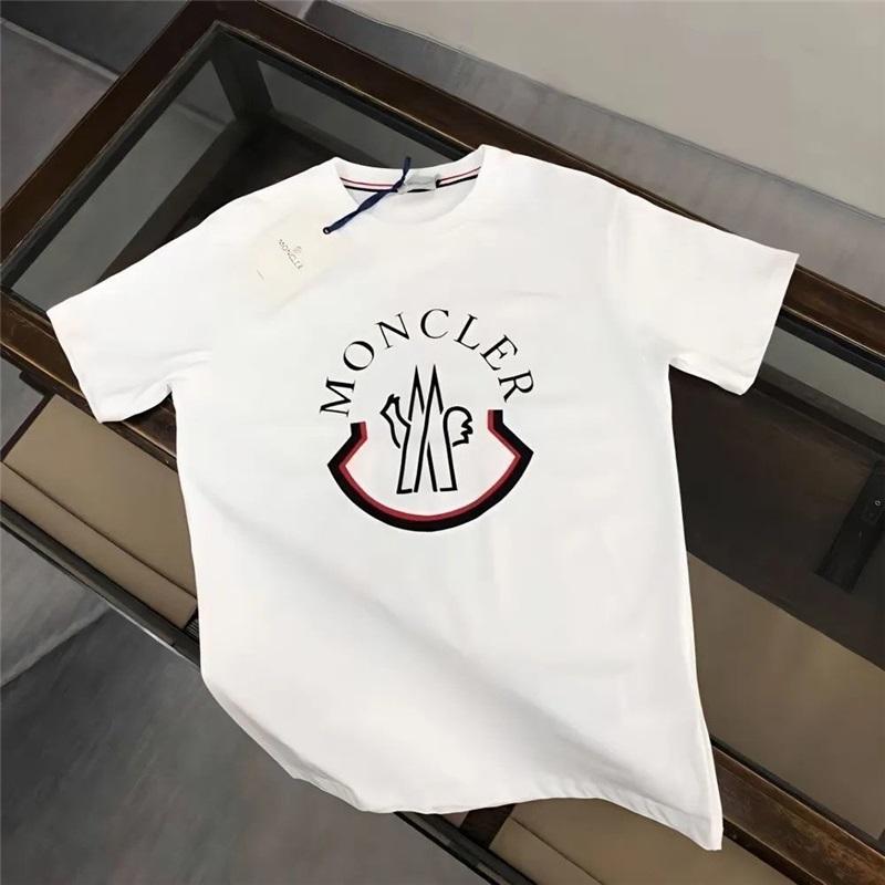 Kortärmad T-shirt med Bokstavstryck För Kvinnors Sommar Ny Mångsidig Topp med Rund Hals