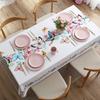 Ethnic Style Thickened Waterproof Table Cloth Rectangular Household Table Cloth Tea Table Cloth PVC Table Cushion Washable and Oil Resistant