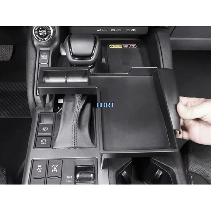 For Toyota Land Cruiser 250 LC250 Prado 2024 + Car Styling Front Gear Shift Armrest Storage Box Protector Decoration Accessories