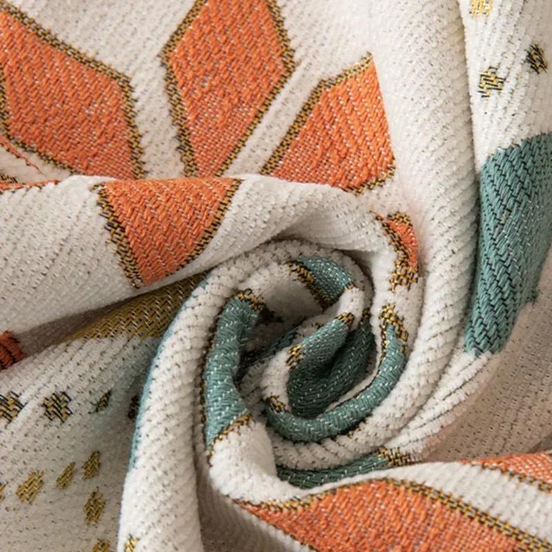 1PC Bohemia Sofa Blanket with Tassel Chenille Sofa Cover for Living Room Anti-dirty Universal Sofa Throw Blanket for Home Hotel