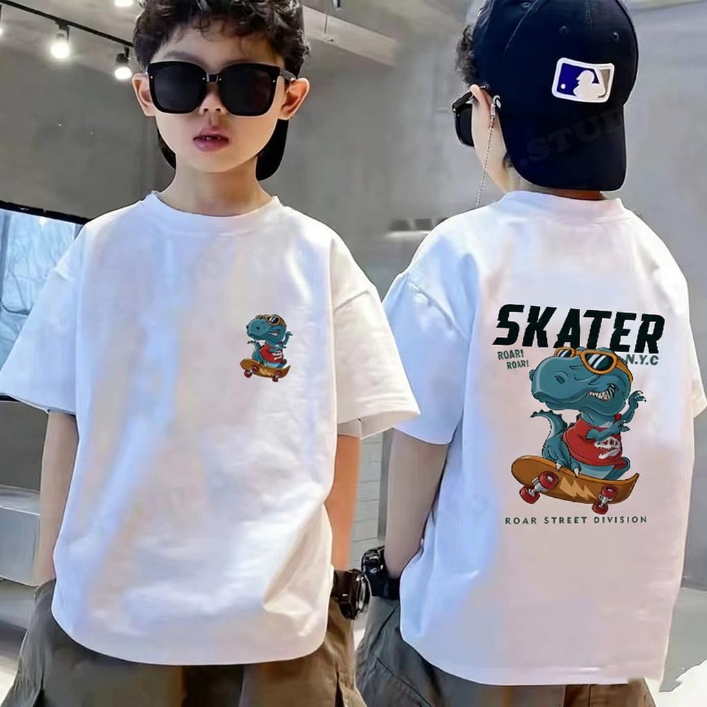 Children's T-shirt short sleeved cool cartoon comfortable printed boy's T-shirt