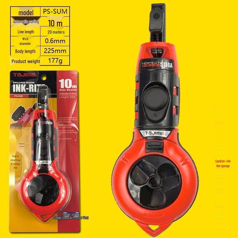 

Automatic Retractable Japanese Ink Line Marker for Woodworking and Construction