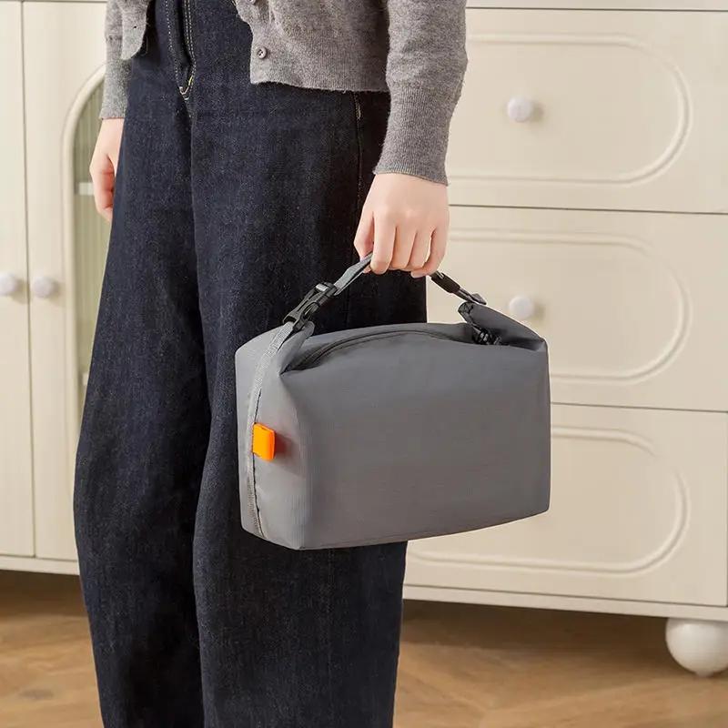 Storage Bag For Lunch Box & Cosmetics | Multifunctional Miscellaneous Sorting Bag Insulated Bento Bag Aluminium Foil Ice Bags