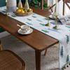 Christmas Tree Table Runner Winter Holiday Christmas Elk Dining Cloth Placemat New Year Home Kitchen Rustic Decorations