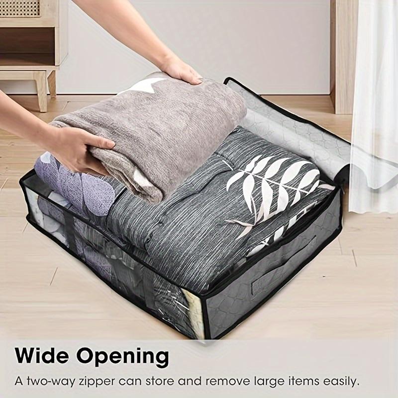 Non-Woven Underbed Storage Bag Foldable Clothes Duvet Pillow Clothes Quilt Storage Organizer Sundries Storage Bag