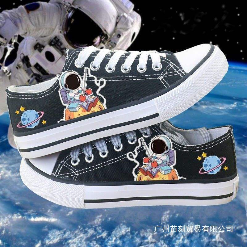 Nízké plátěné boty, jarní a podzimní ploché boty, skate boty