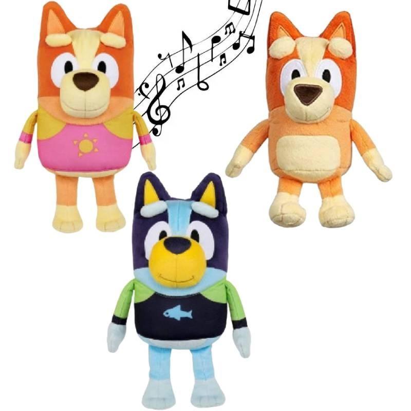 Talking Plush Adorable Dog Family Bingos Musical Soft Toy With Pp Cotton Filling