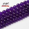 Přírodní bílé achátové kamenné korálky Onyx Kulaté volné distanční korálky Pro výrobu šperků DIY náramkové doplňky 4 6 8 10 12mm 15" palců