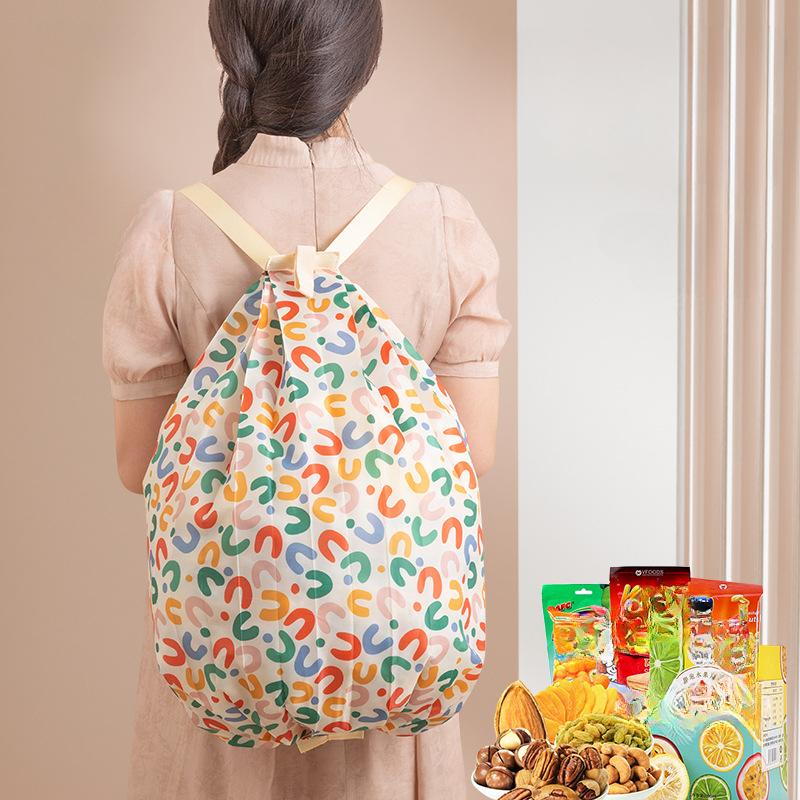Upgrade Model Shoulder Bag Foldable Shopping Bag Eco Grocery Bag Tote Multi-functional High-capacity Organizer Bags Sub