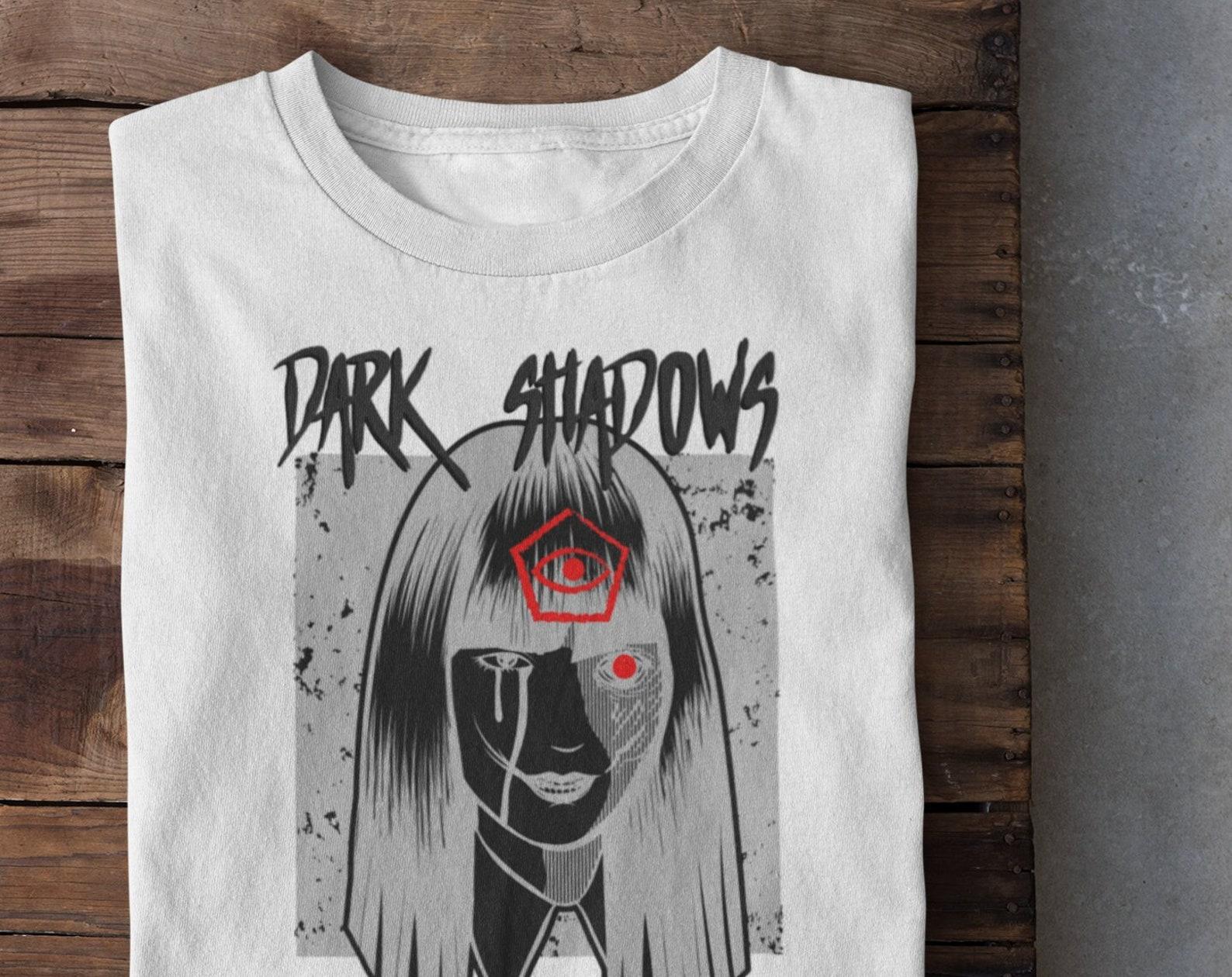 J-Horror T-Shirt: Creepy Manga Anime Graphic Tee S