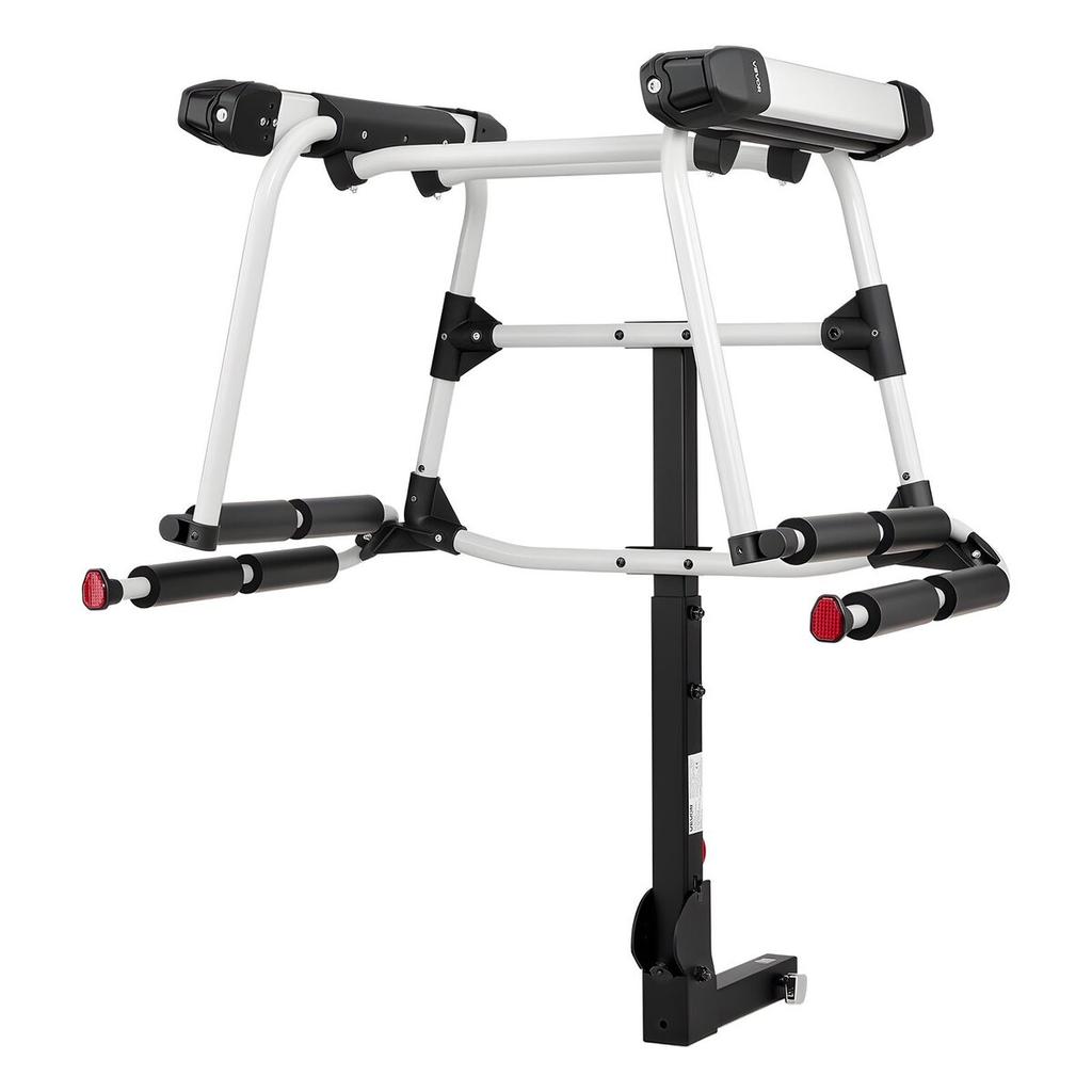 Hitch Mounted Ski & Snowboard Rack, Fits 50 Mm Receiver, Carries Up To 6 Pairs of Skis or 4 Snowboards, Hitch-Mounted Rack for Car with Key Lock,