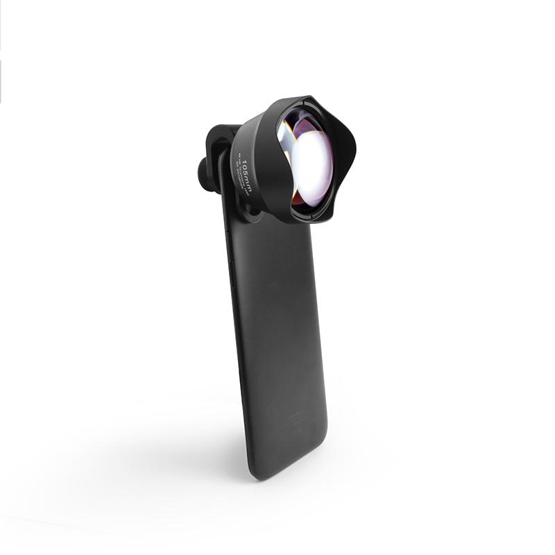 105mm HD Professional Phone Telephoto Lens Distortion-Free Portrait Lens with Aluminum Clip Universal Smartphone Photography