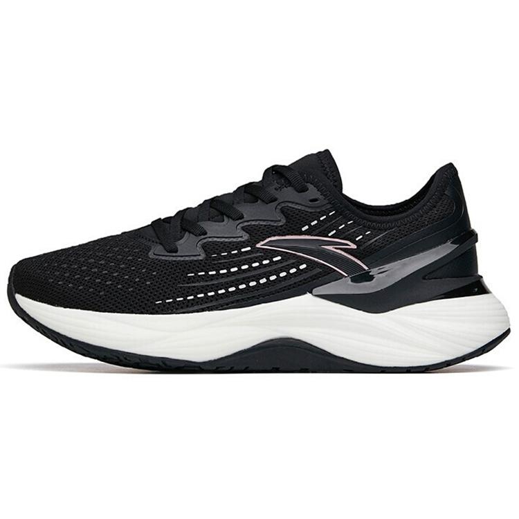 New Anta Tron 2.0 Cushioning Anti Slip And Wear Resistant Low Top Running Shoes Women's Black White 122215586-1