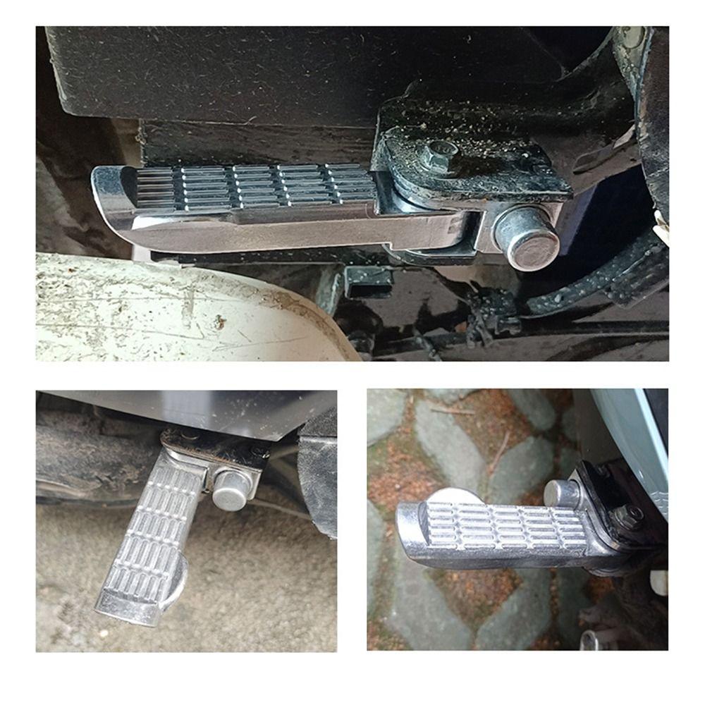 Foldable Electric Bicycle Pedals Aluminum Zinc Zinc Alloy E Bike Foot Rests Motorcycle Foot Pegs  Cycling