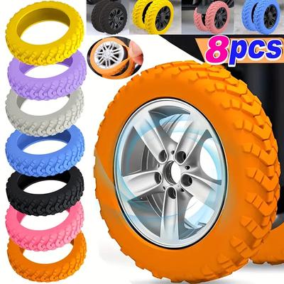 4/8 stücke Langlebige Gummi Gepäck Rad Abdeckungen Leise Reifen Reparatur Protektoren für Koffer Rollen