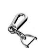Braided Rope Keychain with Phone Number Plate and DIY Pendant