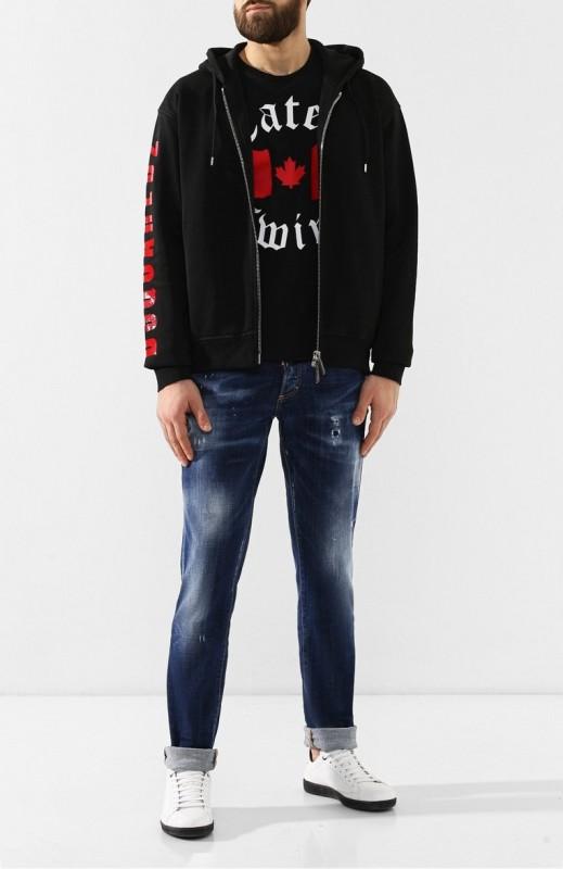DSQUARED2 men's hoodie black - Size: L
