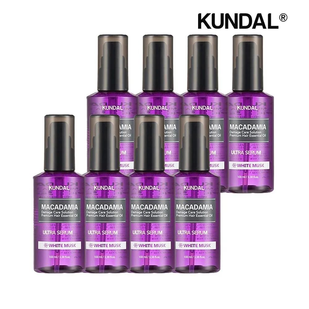 KUNDAL Macadamia Ultra Hair Serum White Musk 100ml x 8