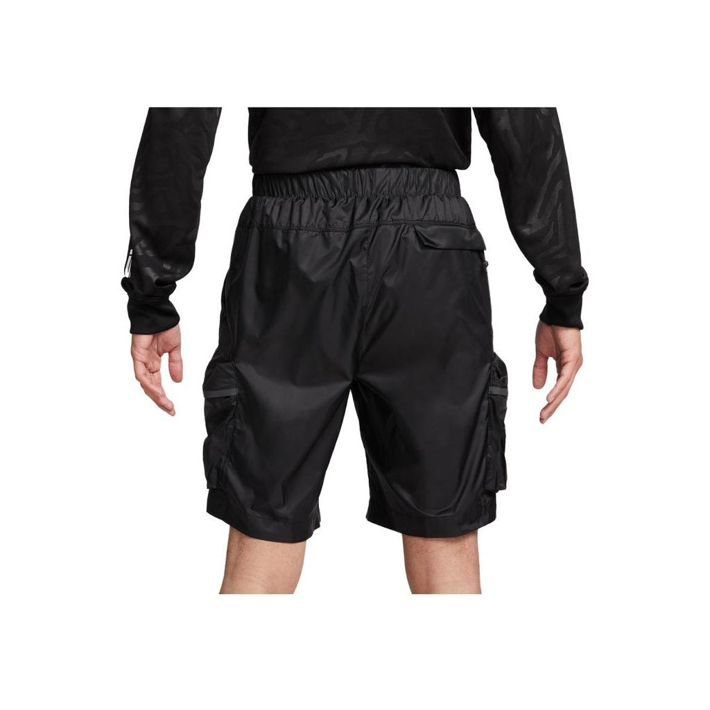Nike Sportswear Tech Pack Solid Color Cargo Shorts Men Bottoms Black DX0230-010