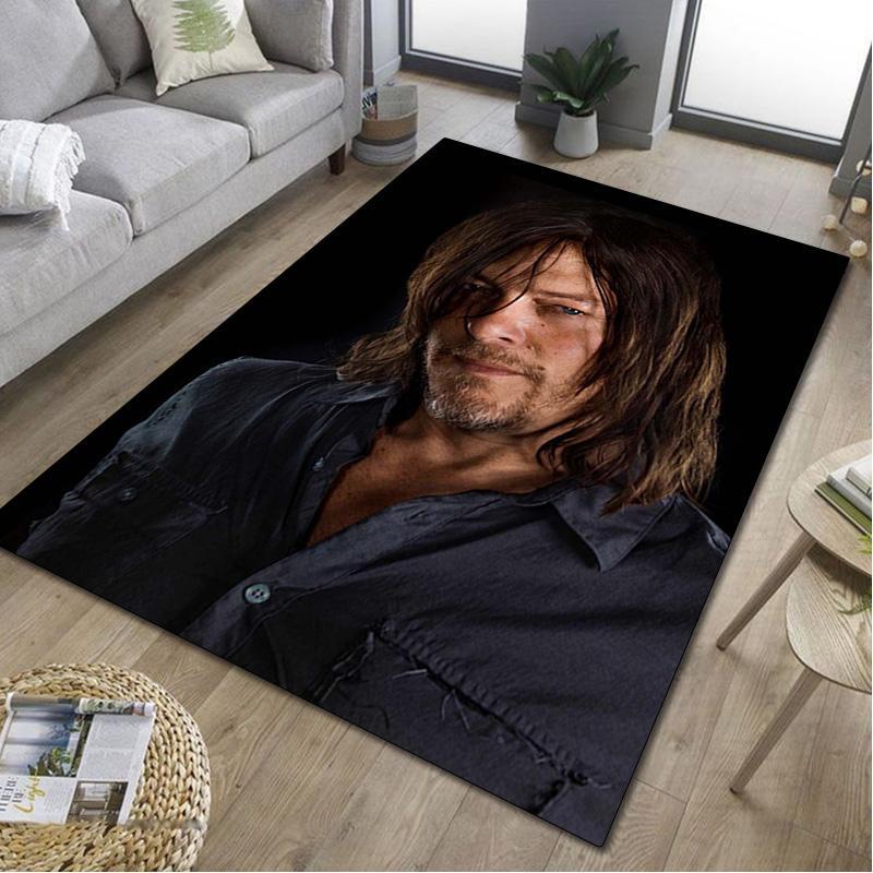 1Pc The Walking Dead  Print Rug - Home Decoration Carpet For Living Room Bedroom Flooring Computer Chair Area Rug