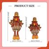 Thanksgiving Turkey Doll Telescopic Animal Autumn Lovely Collectible Decoration Ornament for