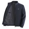 Casual Jacket Men's Spring and Autumn New Business Casual Stand Collar Clothing for Middle-Aged Dad Coat Top