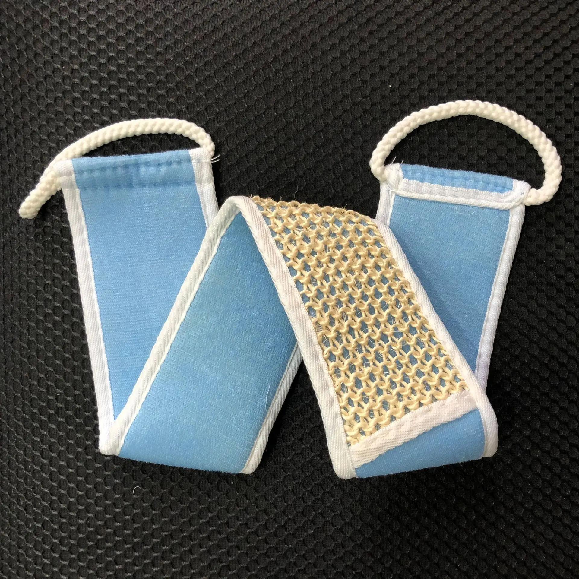 

1 шт. Длинная мочалка для тела, щетка для спины, полотенца, отшелушивающий скраб, губка для душа, аксессуары для ванной комнаты, нейлоновое полотенце синий