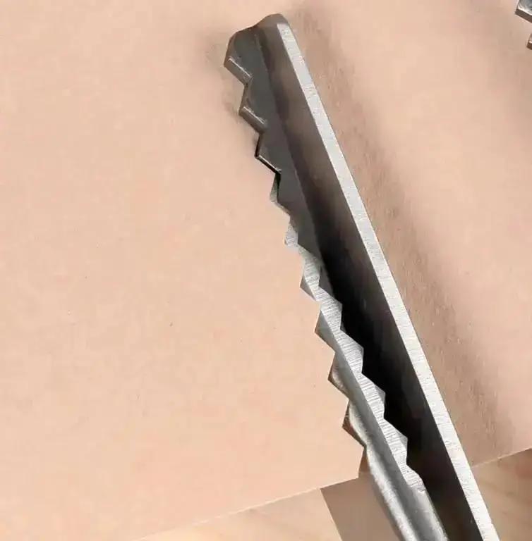 

3/5/7мм Кравецькі ножиці з фестончастим краєм, зигзагоподібні ножиці, кліпер, різак, швейні, професійні кравецькі ножиці, для тканини, для кравецтва Triangle-7mm