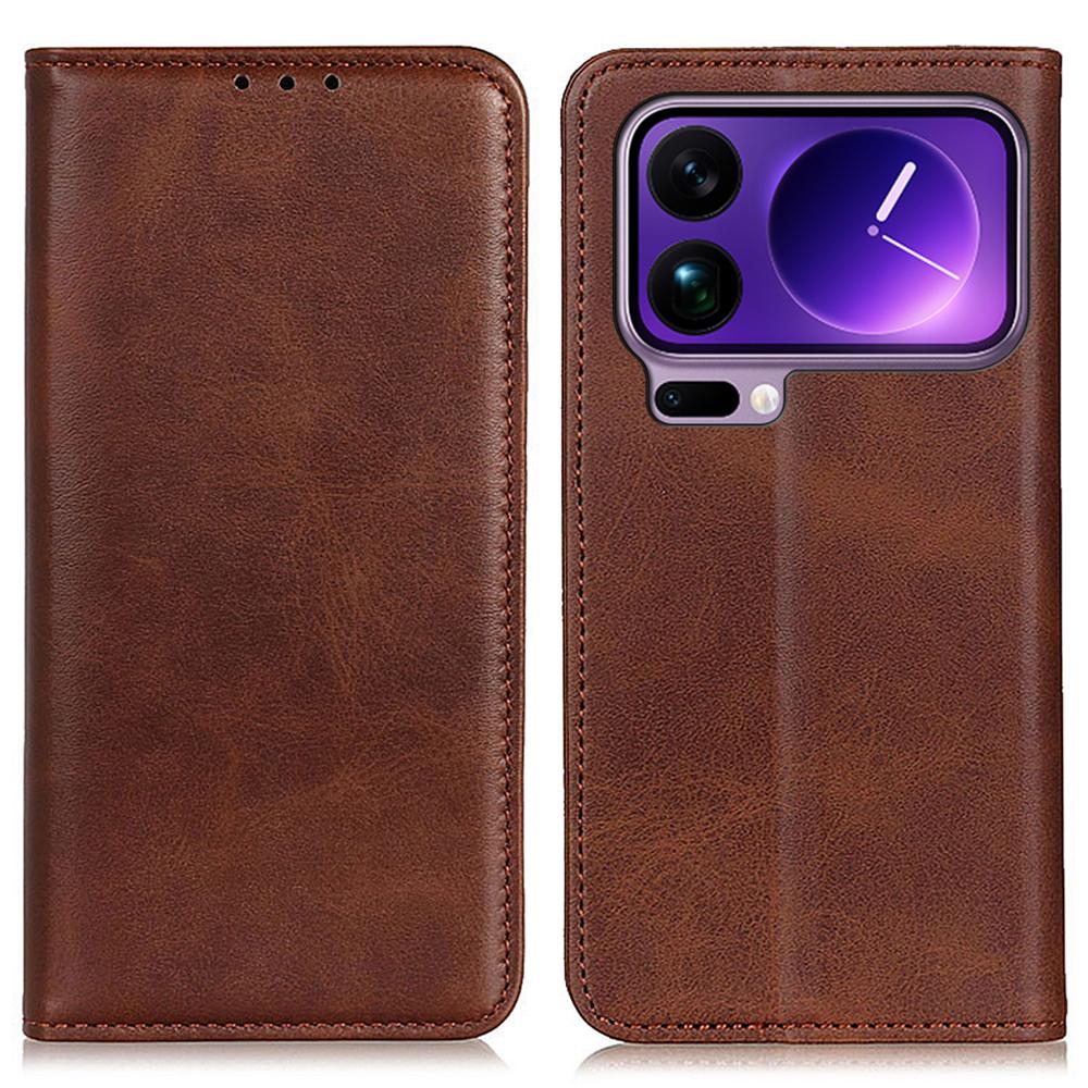 For Xiaomi 17 Pro Case Split Leather Flip Wallet Phone Cover