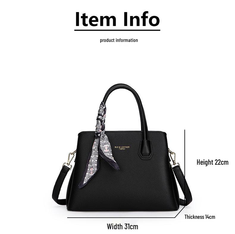 High-End Women's Light Luxury Fashion Shoulder & Crossbody Bag with Large Capacity