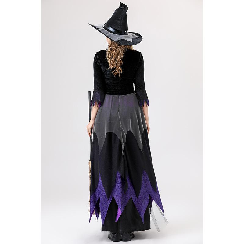 Cosplay witch cos costume girl dress masquerade party theme stage costume halloween